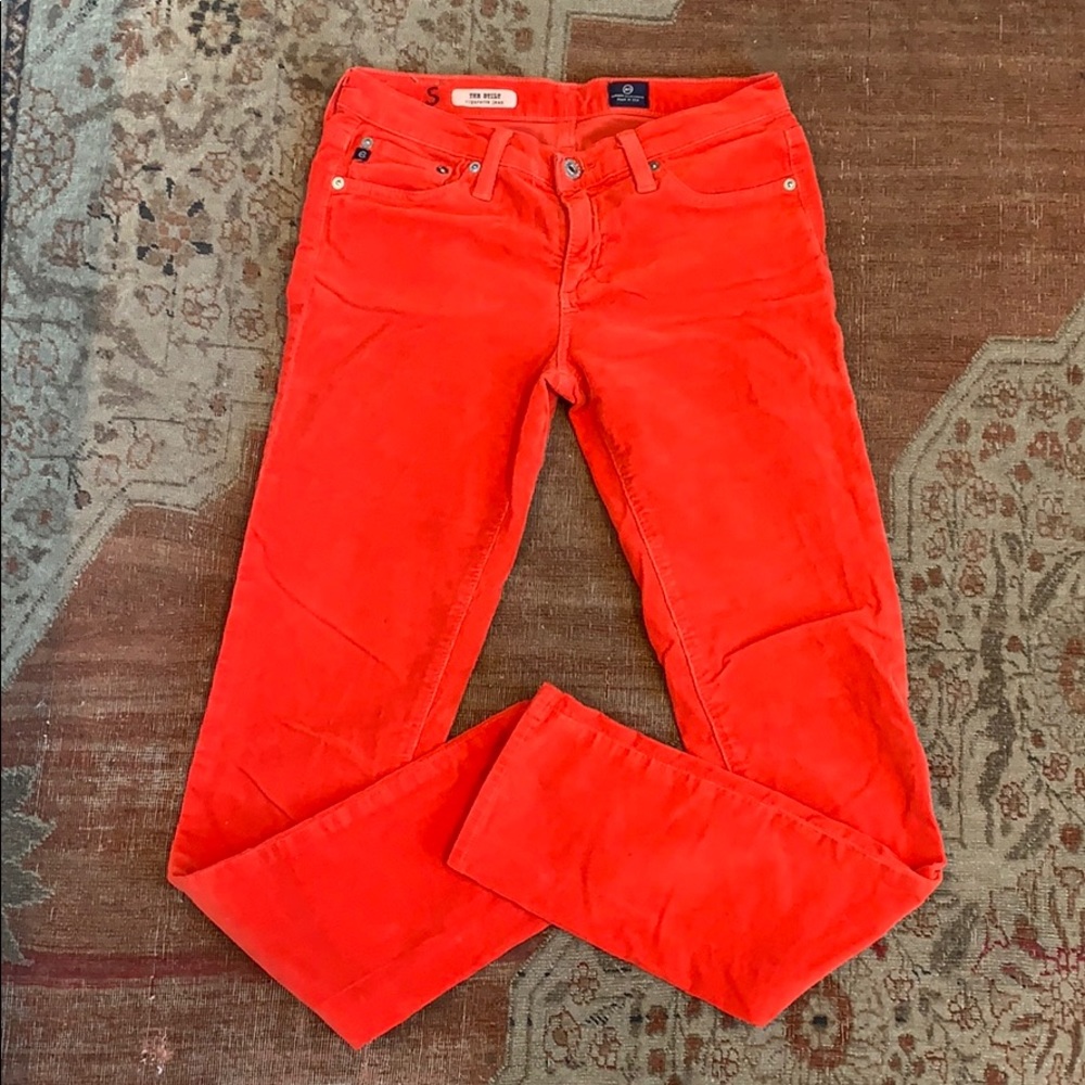 AG Adriano Goldschmied Corduroy Stilt Cigarette